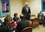 Texas Sen. Steve Ogden, R-Byan, addressed Hutto city officials, staff and community members during the 2009 Hutto Day at the Capitol, a biennial event where city representatives go to the statehouse to meet lawmakers and deliver priorities.