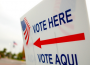 Vote Here Sign